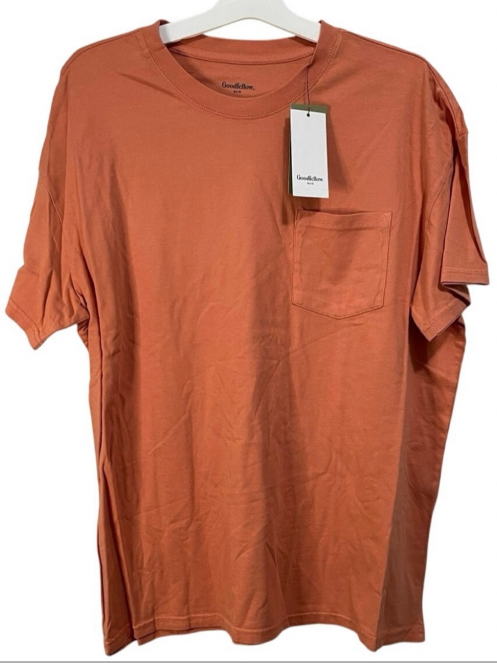 Goodfellow & Co Men's Pocket Tee - Peachy Orange